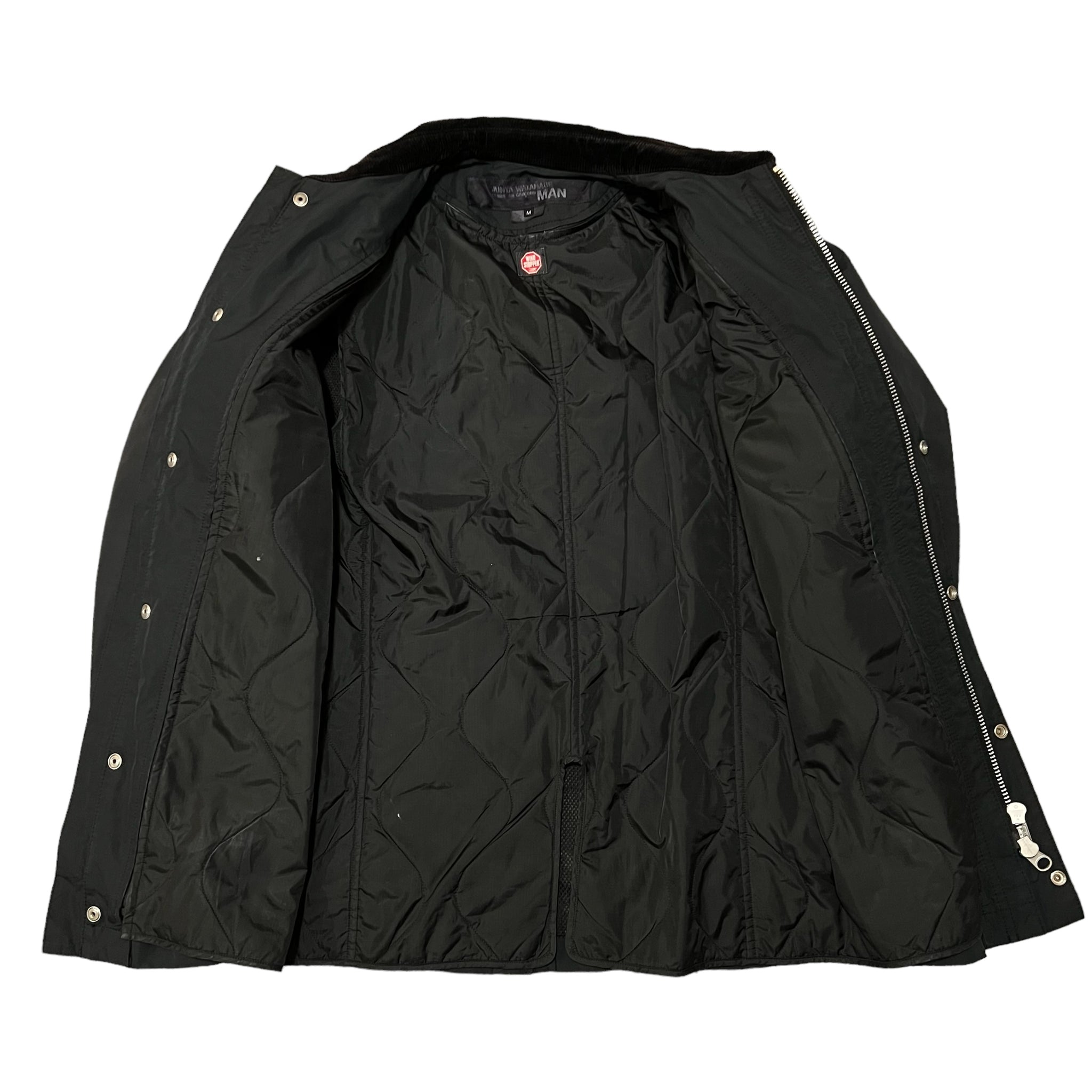 JUNYA WATANABE MAN 07AW MULTI ZIP NYLON COVERALL BOMBER JACKET