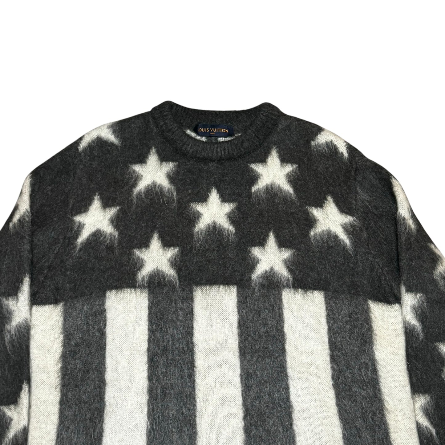 LOUIS VUITTON 2019AW USA FLAG MOHAIR SWEATER