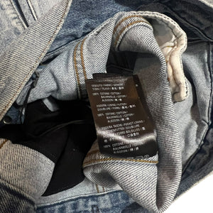 BALENCIAGA 2021SS DISTRESSED THRASH DENIM JACKET