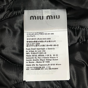 MIU MIU 2024AW Waxed Canvas Boulson Jacket