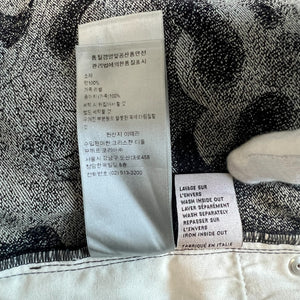Dior Homme × Peter Doig 2021AW Deep Blue Camouflage Jeans