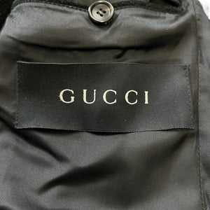 GUCCI Suede Leather Tailored Jacket