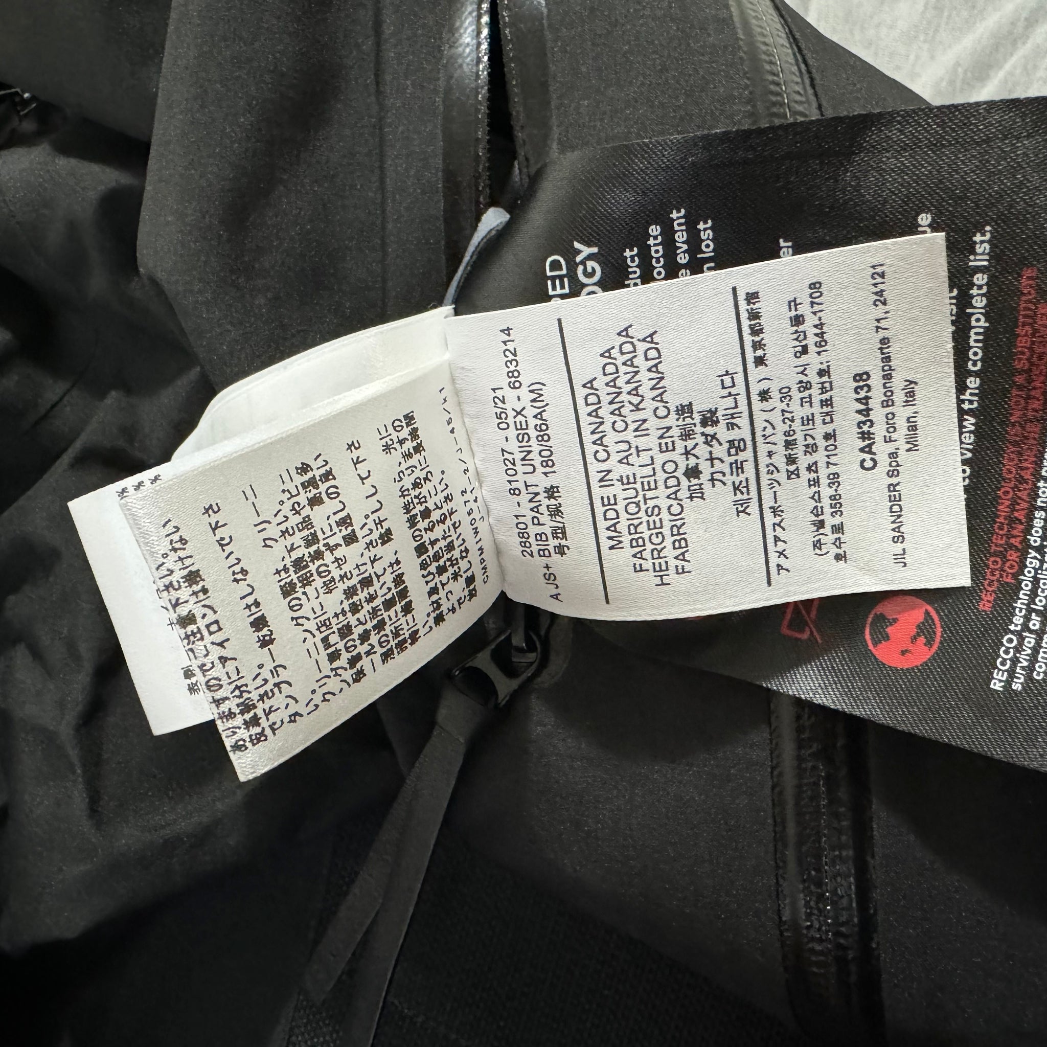ARC'TERYX × JIL SANDER GORE-TEX Overall Pants With Bib