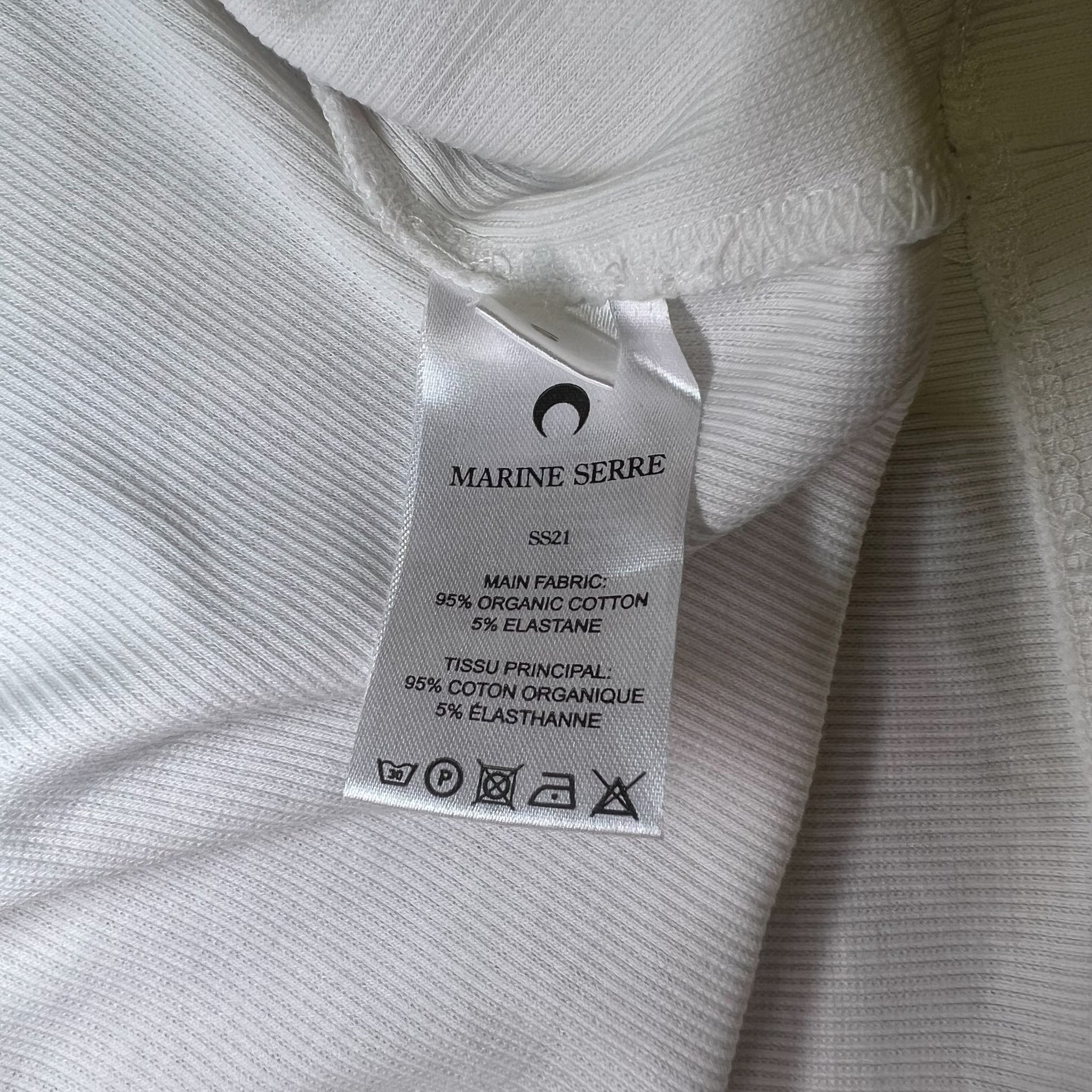 MARINE SERRE 21SS COTTON LOGO DRESS ONE-PEICE ALL IN ONE