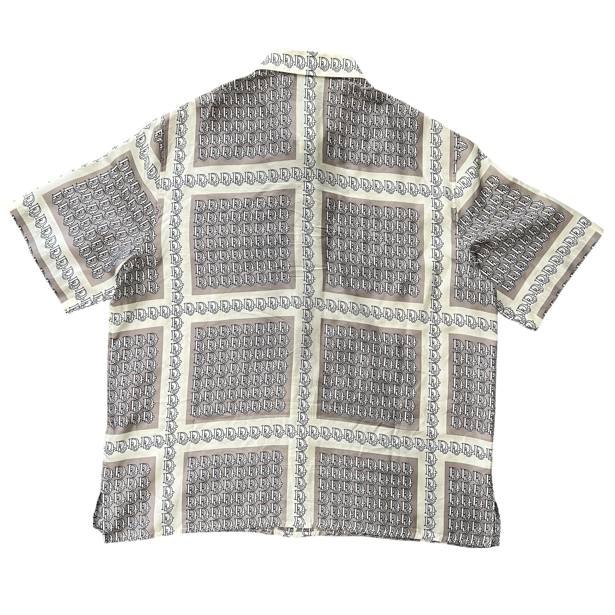 Dior 2021SS Trotter Pattern Short Sleeve Shirts