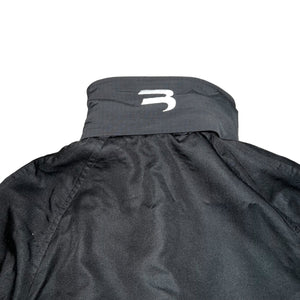 BALENCIAGA 2021AW OVERSIZED HYBRID NYLON/ COTTON TRENCH HOODED COAT JACKET