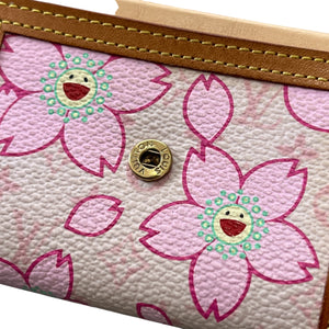 LOUIS VUITTON × Takashi Murakami Monogram Cherry Blossom Coin Purse