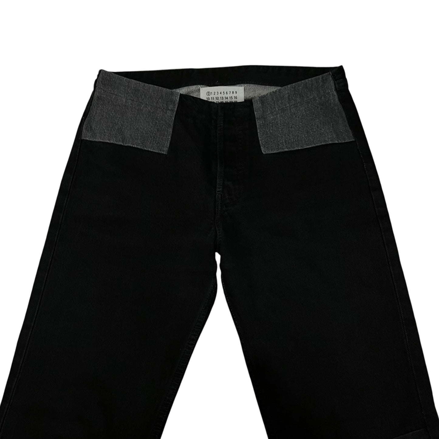 MAISON MARTIN MARGIELA Artisanal Black Denim Pants