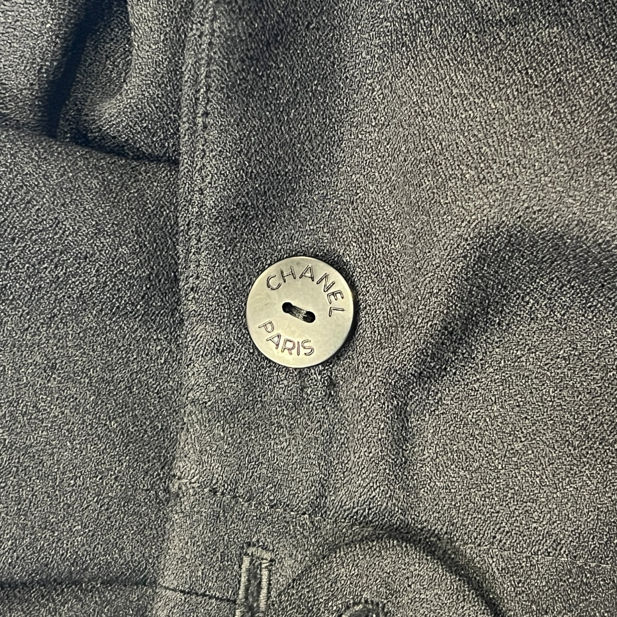 CHANEL Culotte Skirt Silk Short Pants