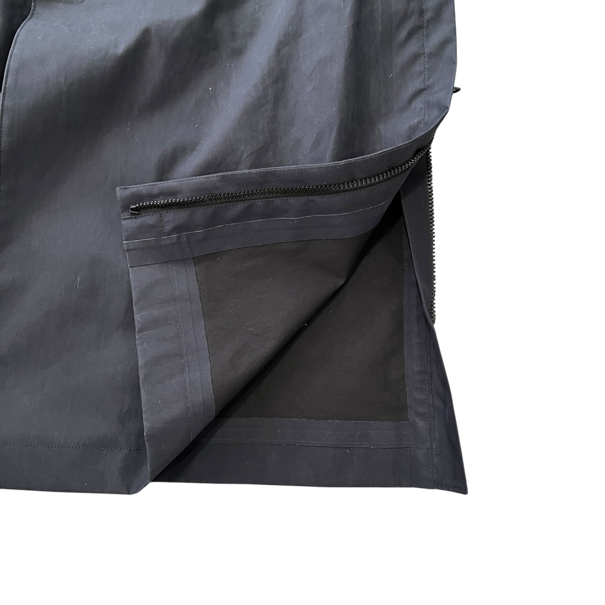 Louis Vuitton Virgil Abloh Sample Curved Seam Technical Trench Coat