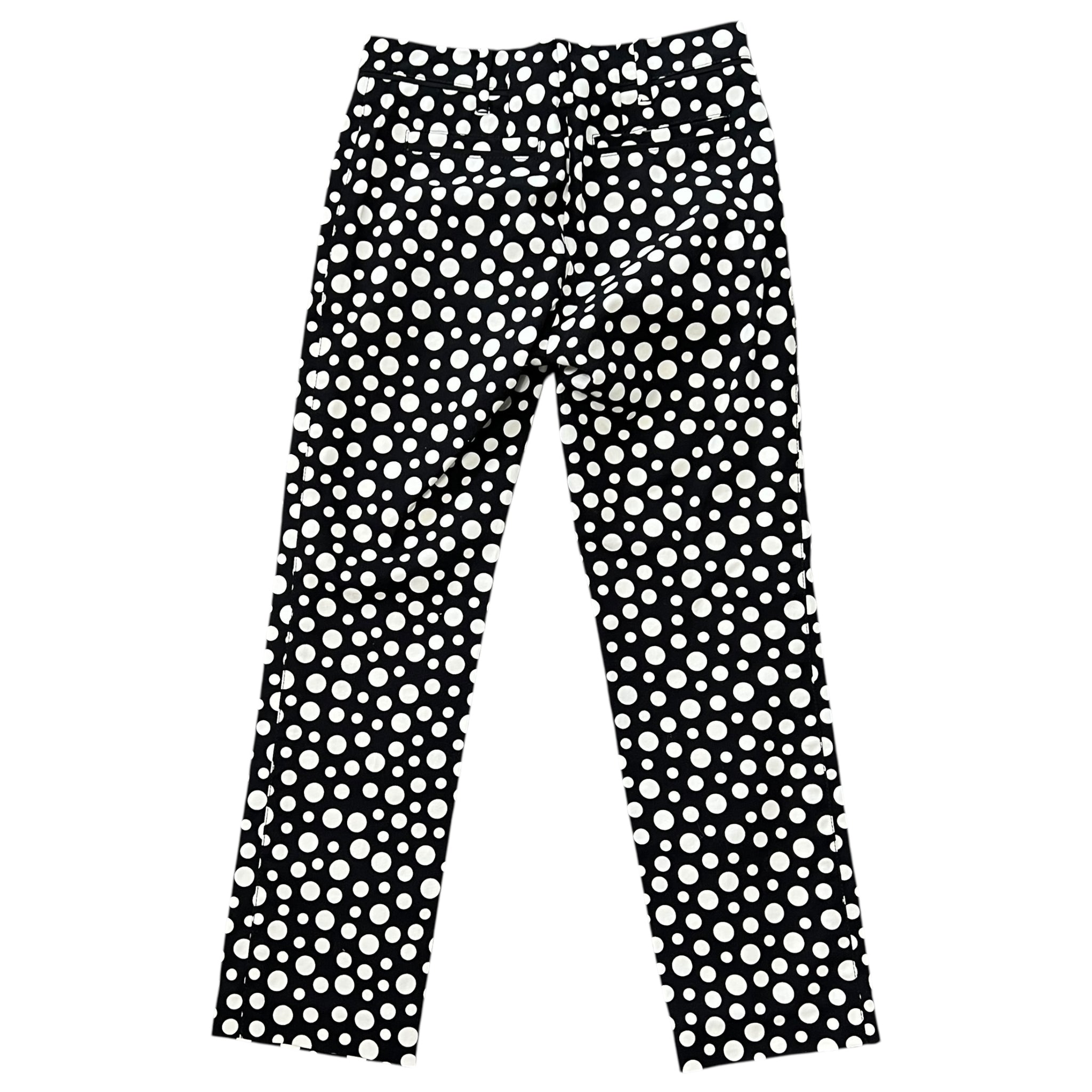 LOUIS VUITTON 2012SS 草間彌生 Kusama Collaboration Collection Dot Pattern Zip-fly Pants