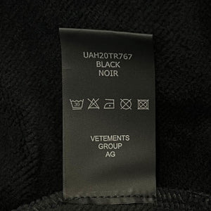 VETEMENTS 2019 Demna Gvasalia Reverse Anarchy Incognito Hoodie
