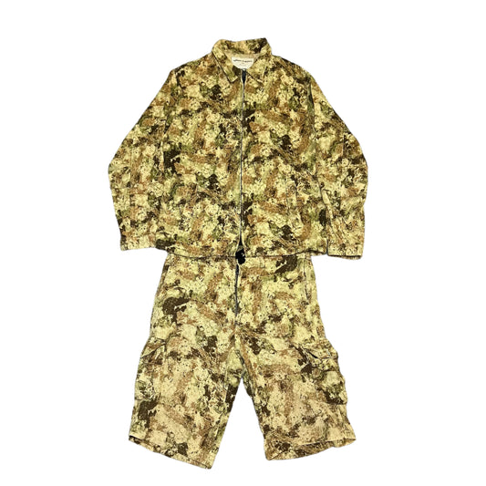 GENERAL RESEARCH 1998SS COTTON TREE CAMO SET-UP JACKET & SHORTS