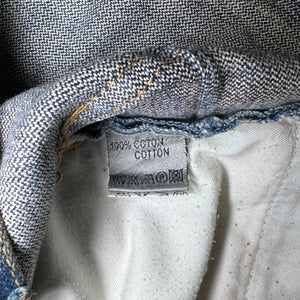 DIOR HOMME 2005AW DUST BACK ZIP DENIM PANTS HEDI SLIMANE