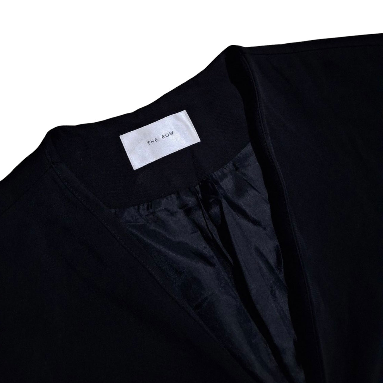 THE ROW VANA VELTED WRAP SILK DRESS