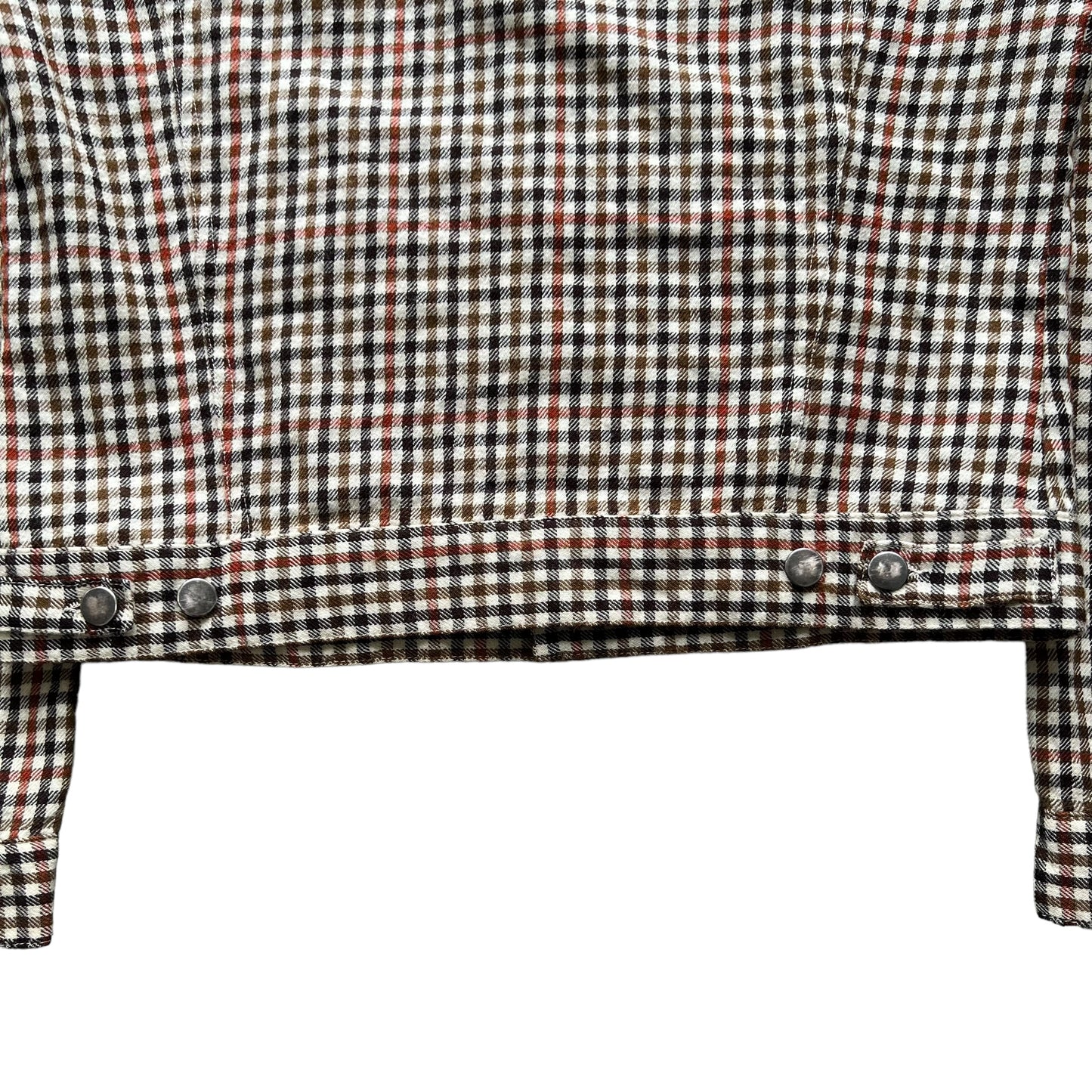 DRIES VAN NOTEN wool check work jacket