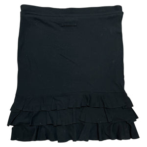Jean Paul GAULTIER FEMME Waist Zip Line Ruffled Skirt