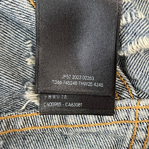 BALENCIAGA 2023SS Super Destroyed Large Fit Baggy Denim Pants