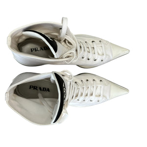 PRADA 2021SS SYNTHESIS HEELED HIGH-TOPSNEAKERS