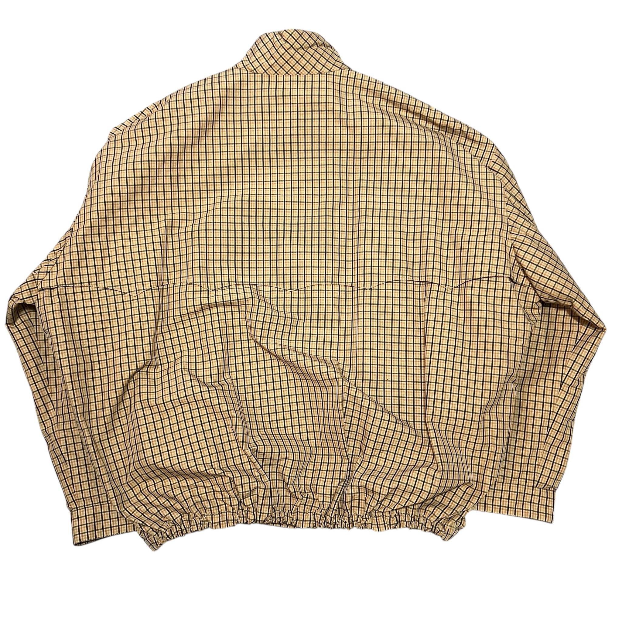 MIU MIU 2025ss Cord Checked Canvas Blouson Jacket
