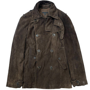 HELMUT LANG 2004AW Suede Leather Coat Jacket