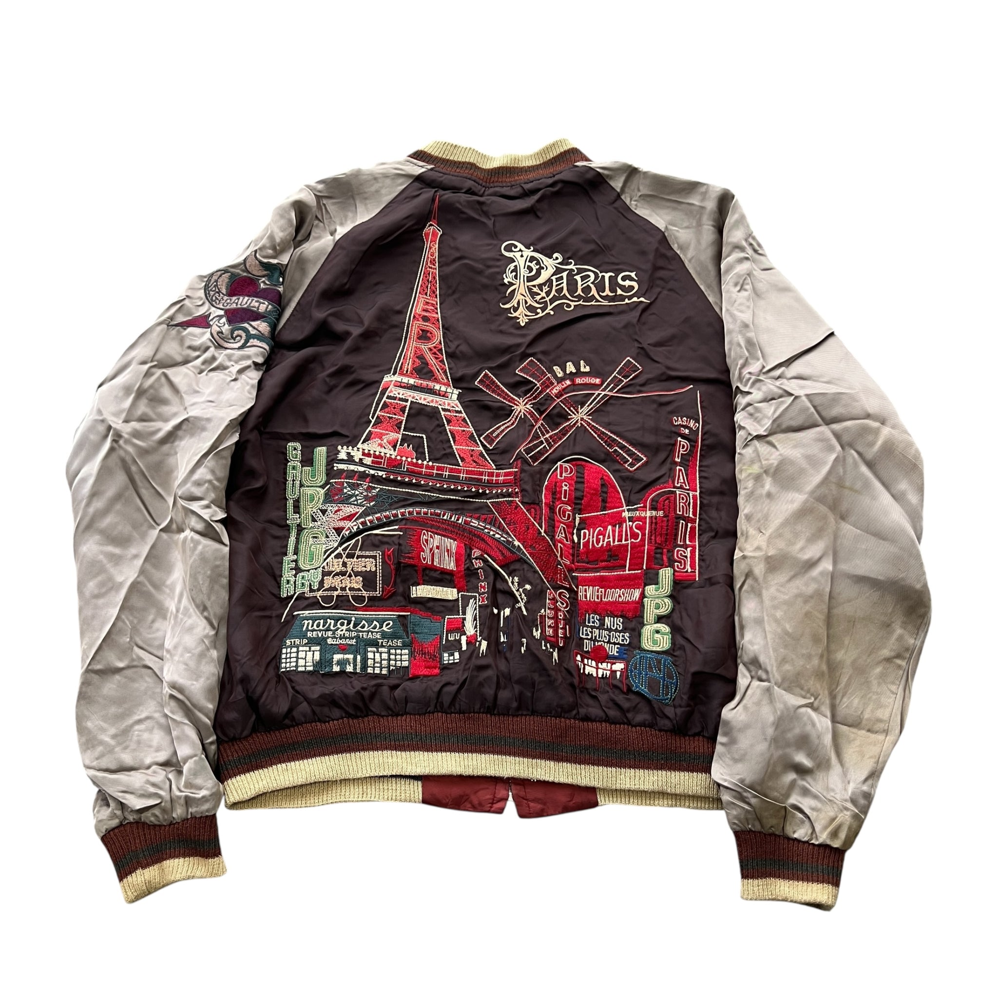 Jean Paul Gaultier 2002 limited edition 100 pieces only ×TAILOR TOYO Reversible Embroidery "Sukajan" Souvenir Jacket
