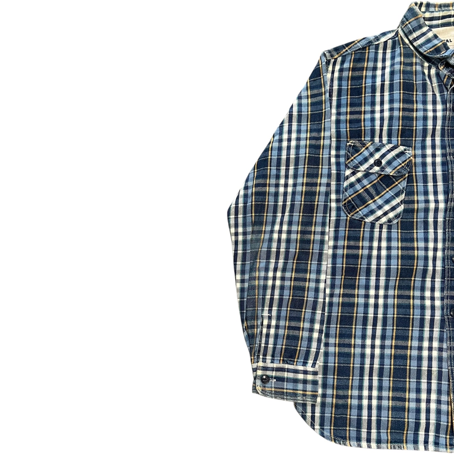 KAPITAL Cotton Heavy Cotton Check Shirt