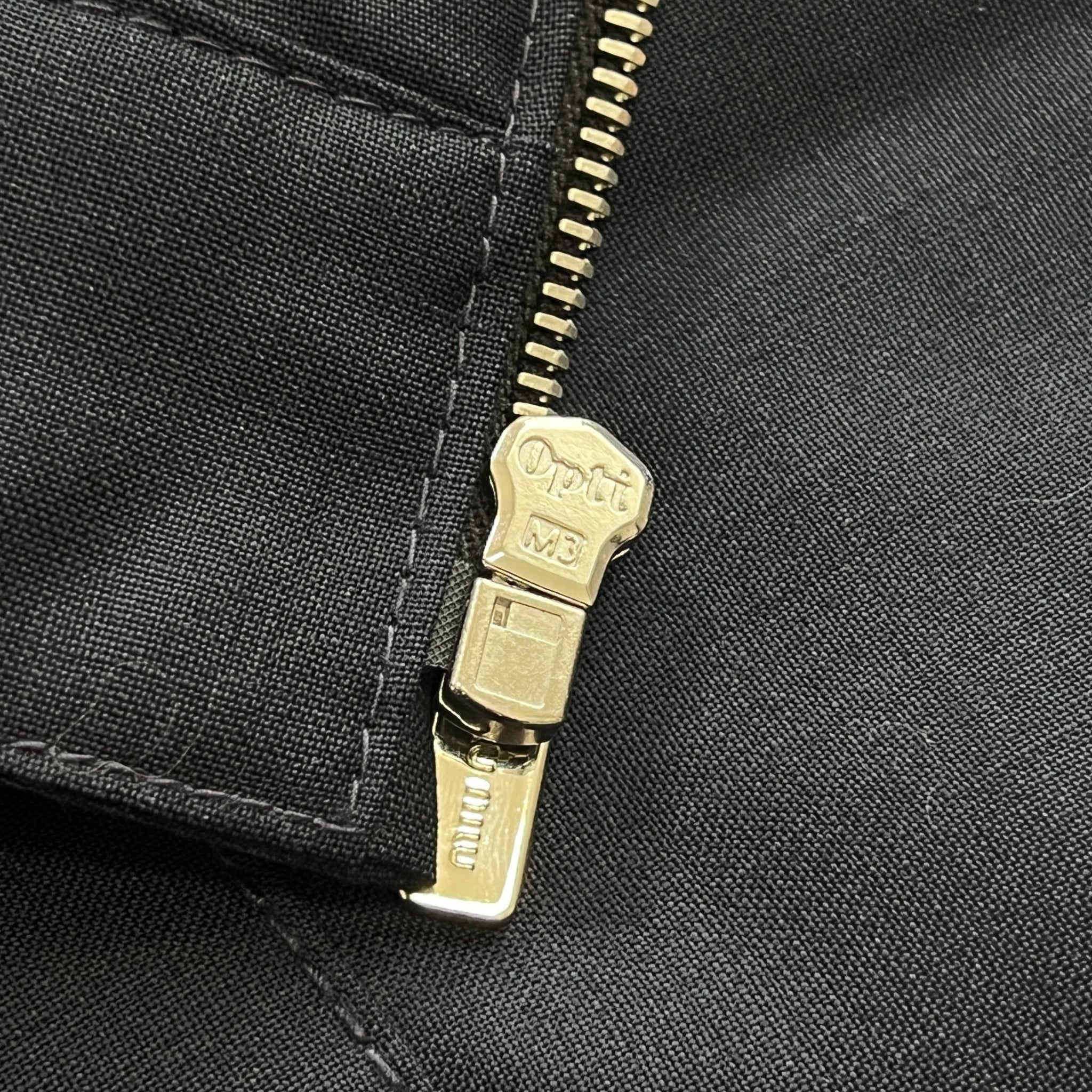 MIU MIU SS2024 Mohair-Blend Zip Blouson Jacket (Navy / Made in Italy)