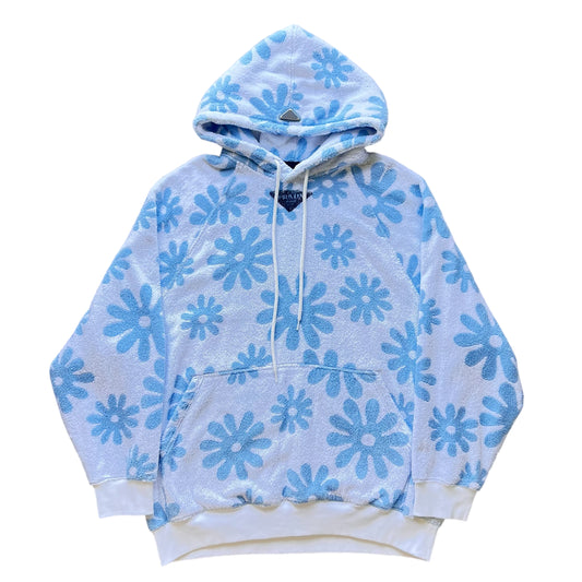 PRADA × RAF SIMONS 22SS FLORAL TERRY HOODIE