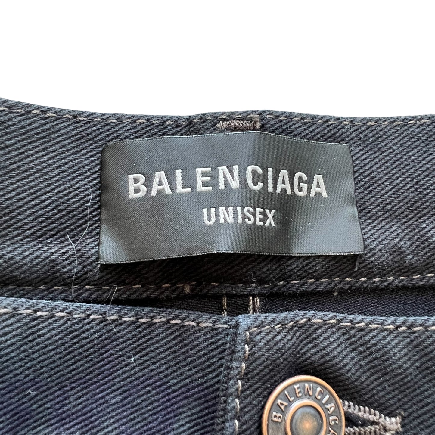 BALENCIAGA 23AW LINESTONE MID FIT DENIM JEANS