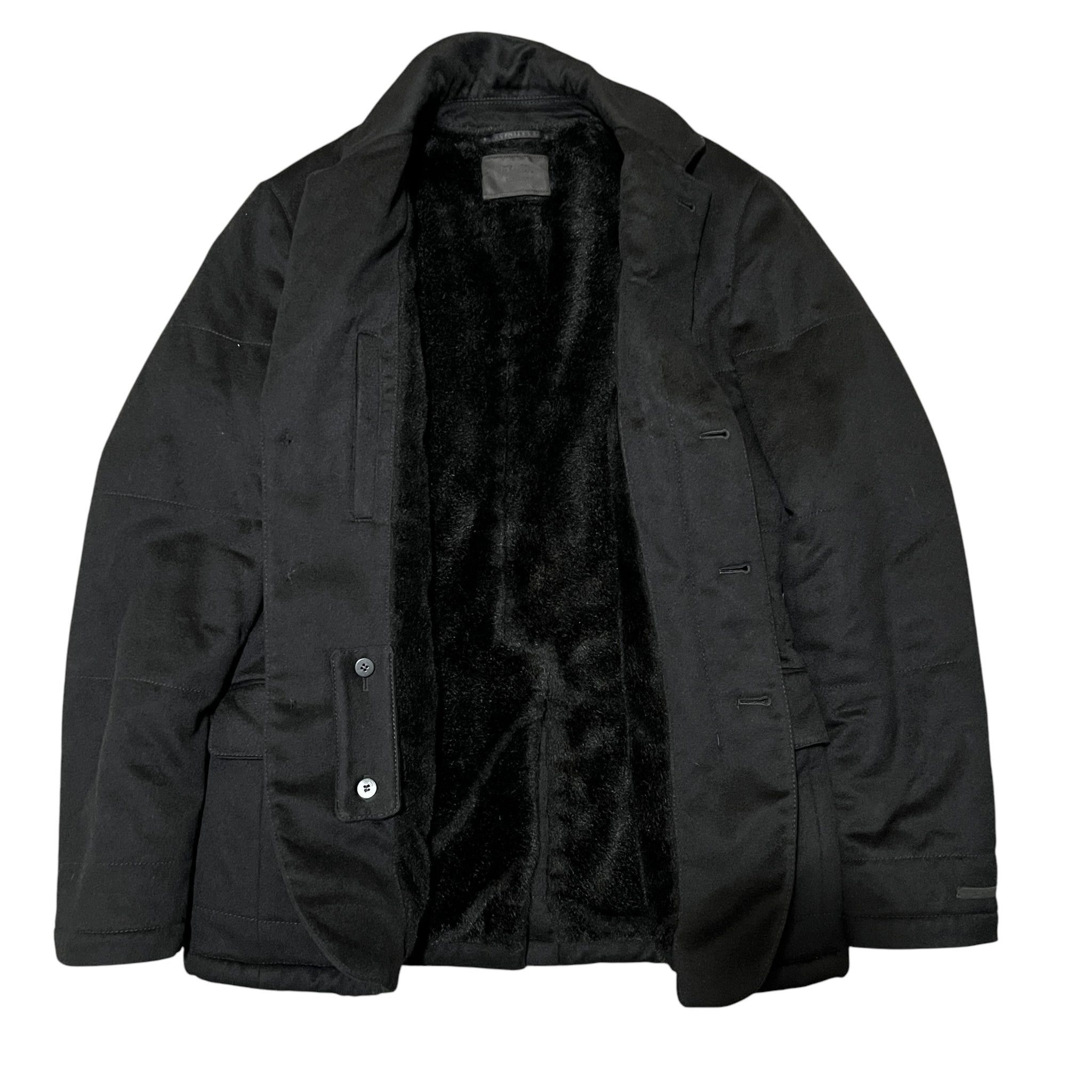 PRADA 2012AW Shearling Bore 2Way Tailored Jacket