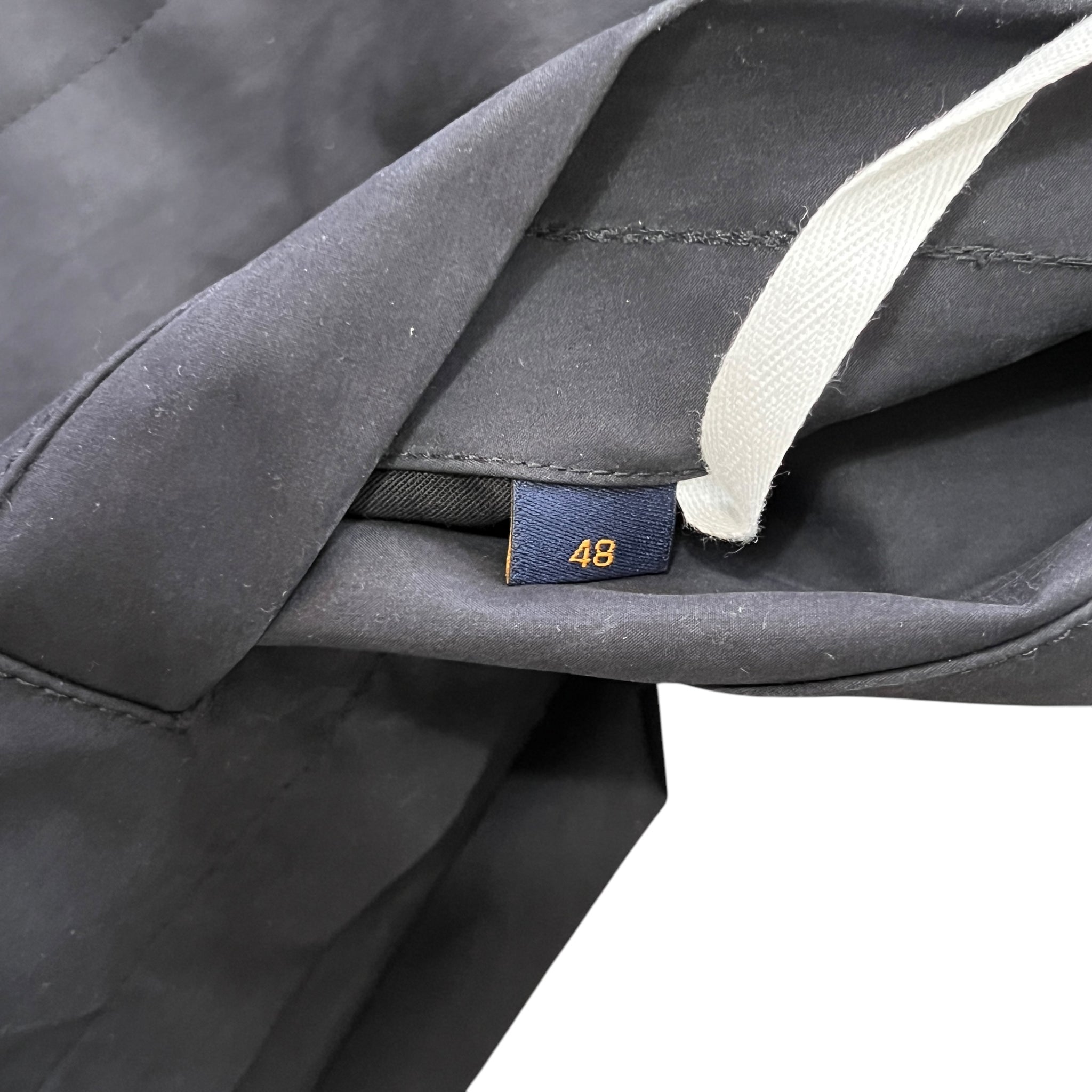 Louis Vuitton Virgil Abloh Sample Curved Seam Technical Trench Coat