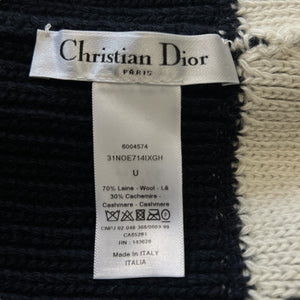 Christian Dior Star Logo Knit Beanie