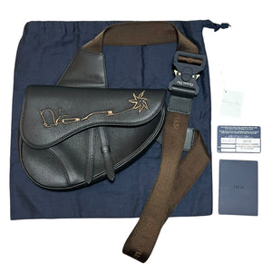 DIOR 2022AW ×CACTUS JACK CALFSKIN LEATHER SADDLE BAG