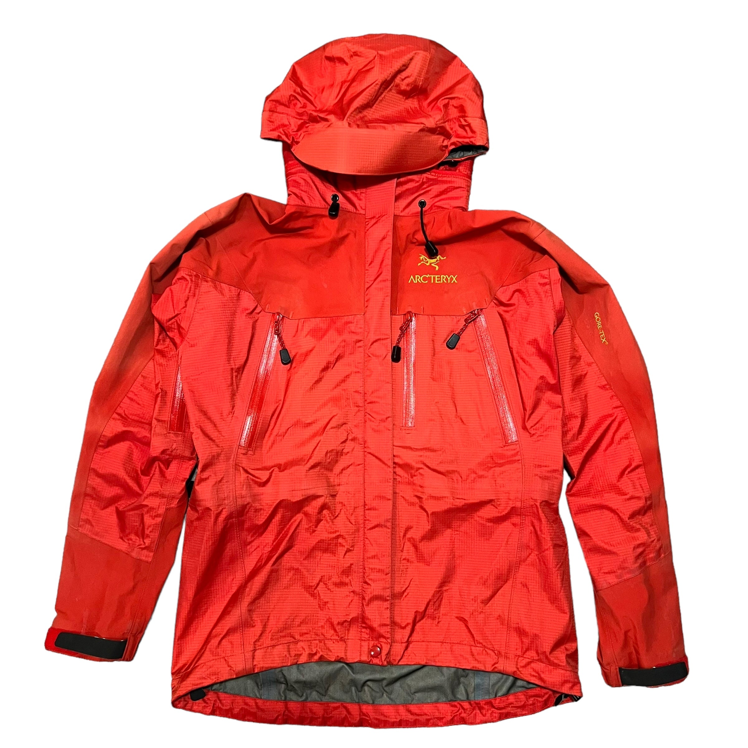 ARC'TERYX 1998 ARCHIVE GOLD PHOENIX THETA AR GORETEX ZIP UP JACKET