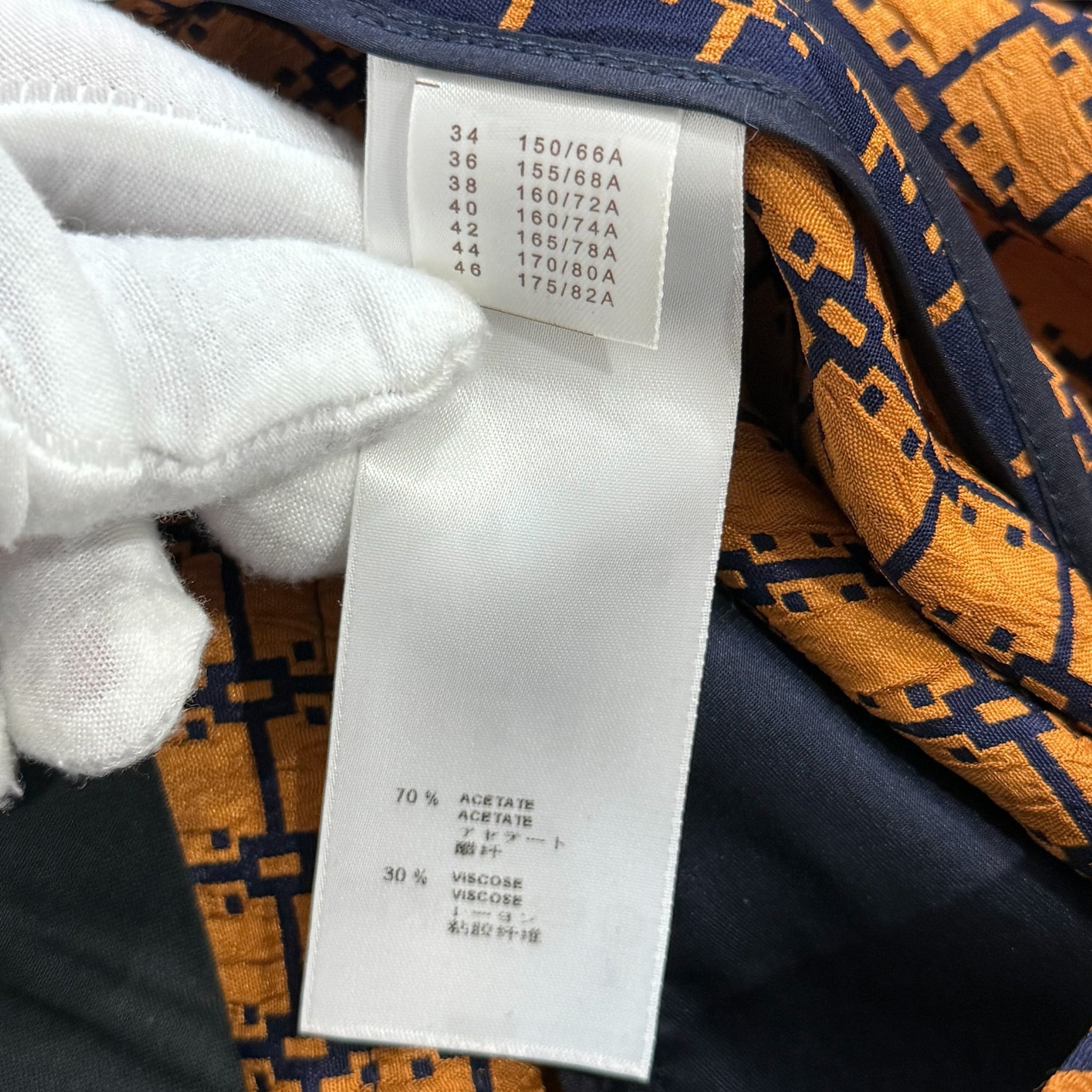 LOUIS VUITTON Geometric Check Pattern Touser