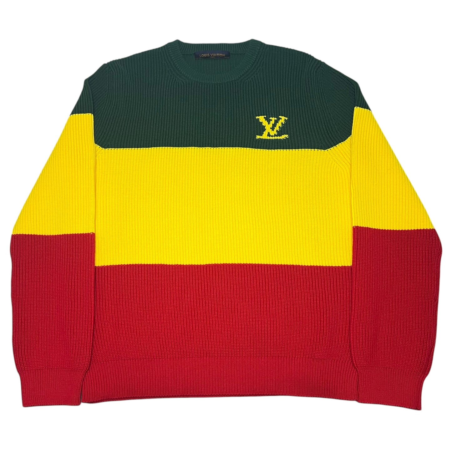 LOUIS VUITTON 2021SS Virgil Abloh  Rastafari Jamaican Logo Sweater