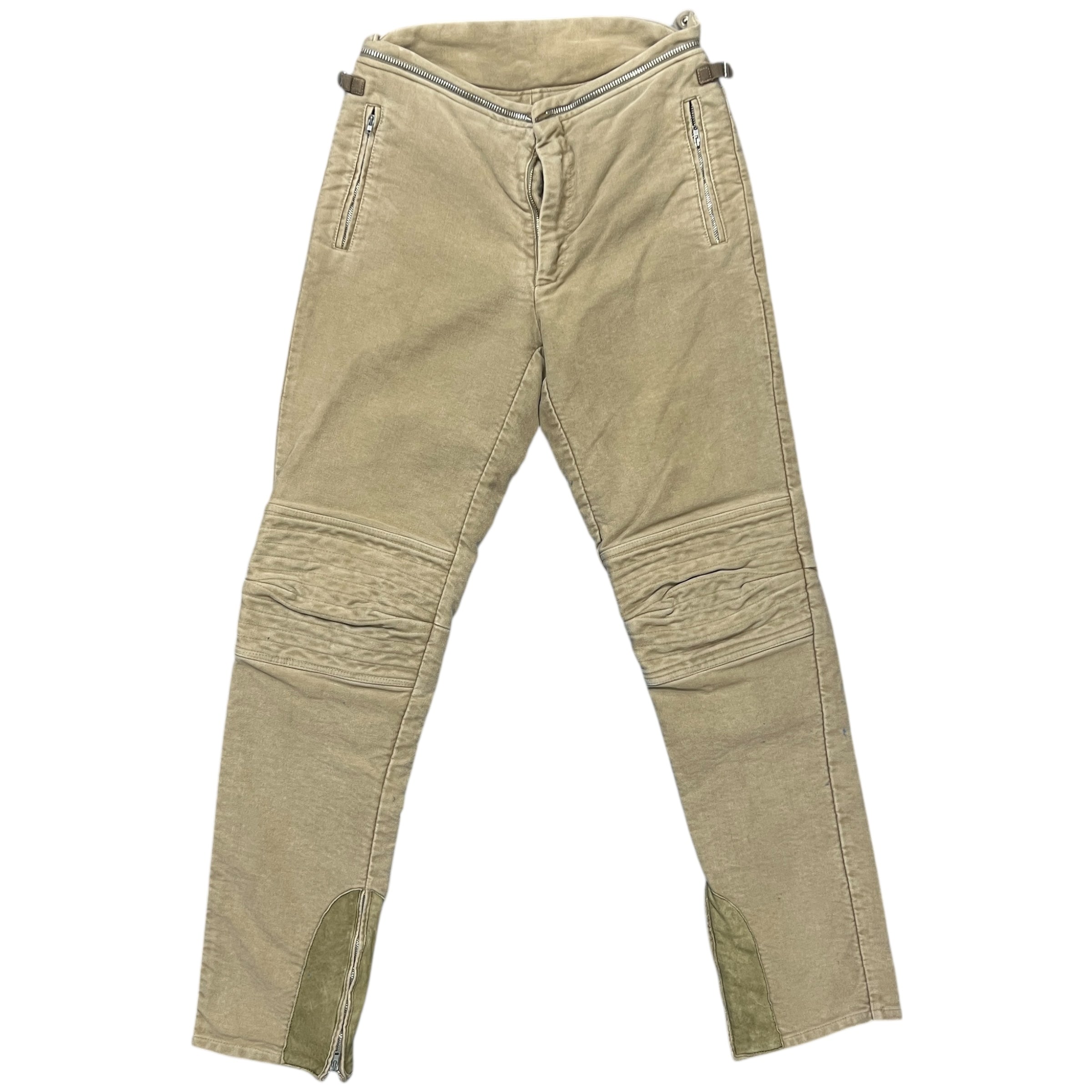 HELMUT LANG 1999AW Vintage Moleskin Astro Biker Pants
