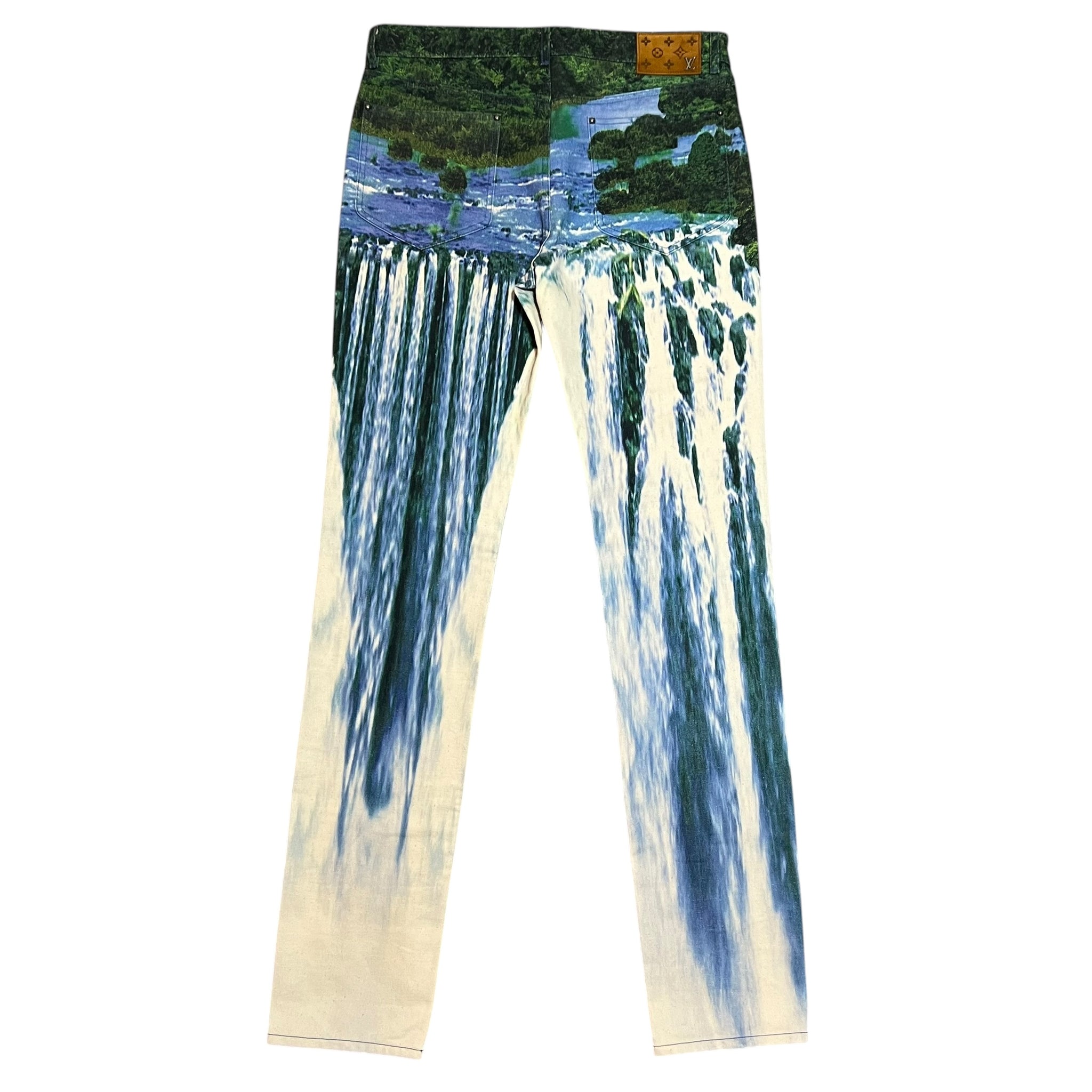 LOUIS VUITTON ×VIRGIL ABLOH 2022SS LANDSCAPE DENIM PANTS
