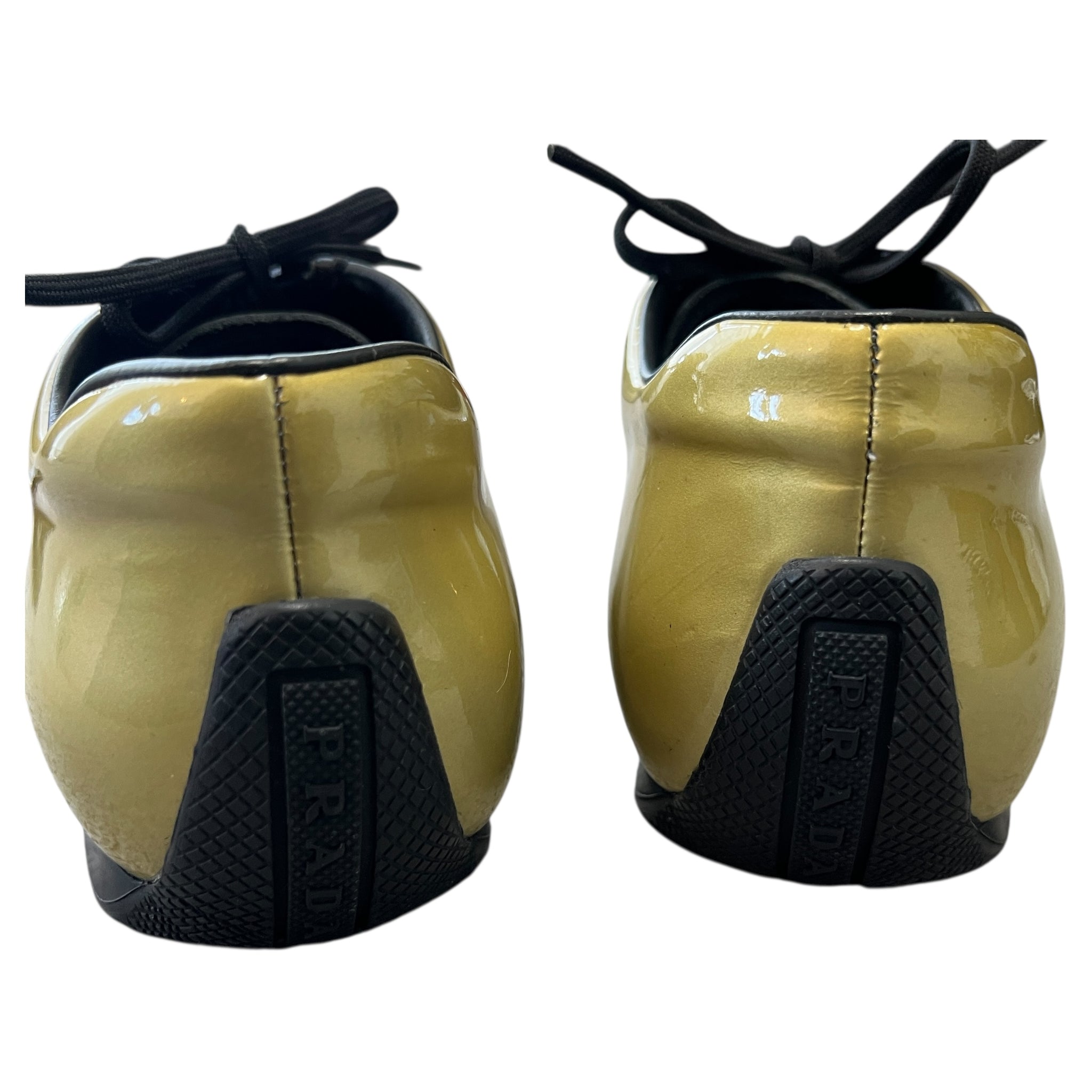 PRADA 2000s Enamel Gradation Driving Sneaker