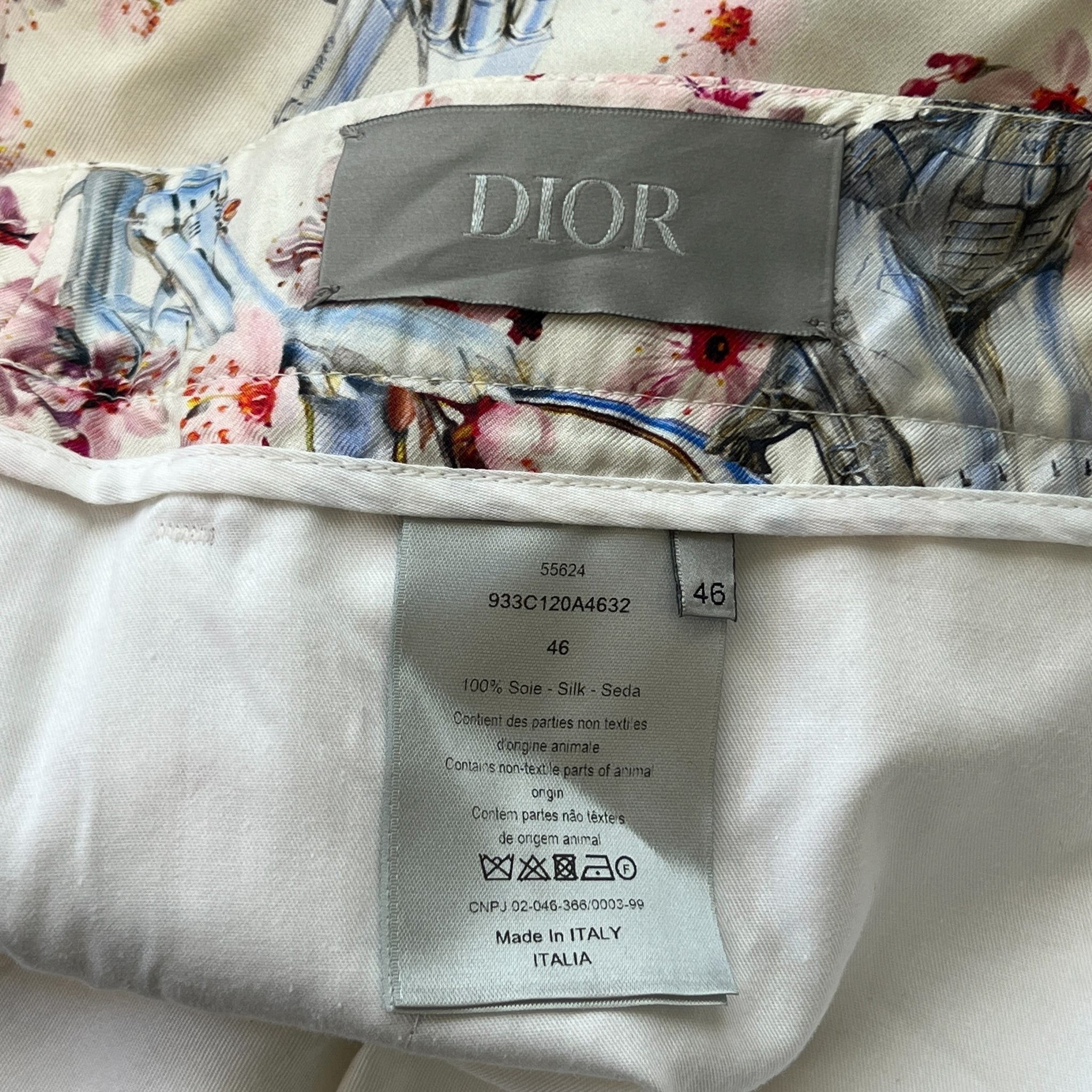 DIOR HOMME 2019AW × 空山基 Sexy Robot Silk Shirt & Silk Short Pants SETUP