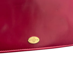 LOEWE Vinvage Wine Red Wallet chain  Bag