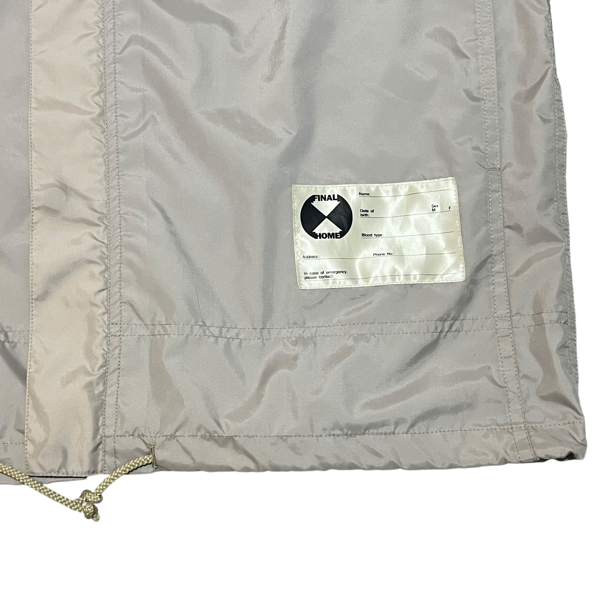 FINAL HOME 90s SIDE ZIP JACKET