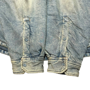 BALENCIAGA 2022AW PADDED DENIM SHIRTS JACKET
