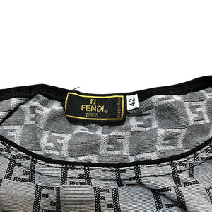 FENDI mare Zucca Patterned All Over Sleeveless Cut and sewn Tank top