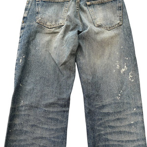 Helmut Lang 2000s Paint-Splattered Painter Jeans