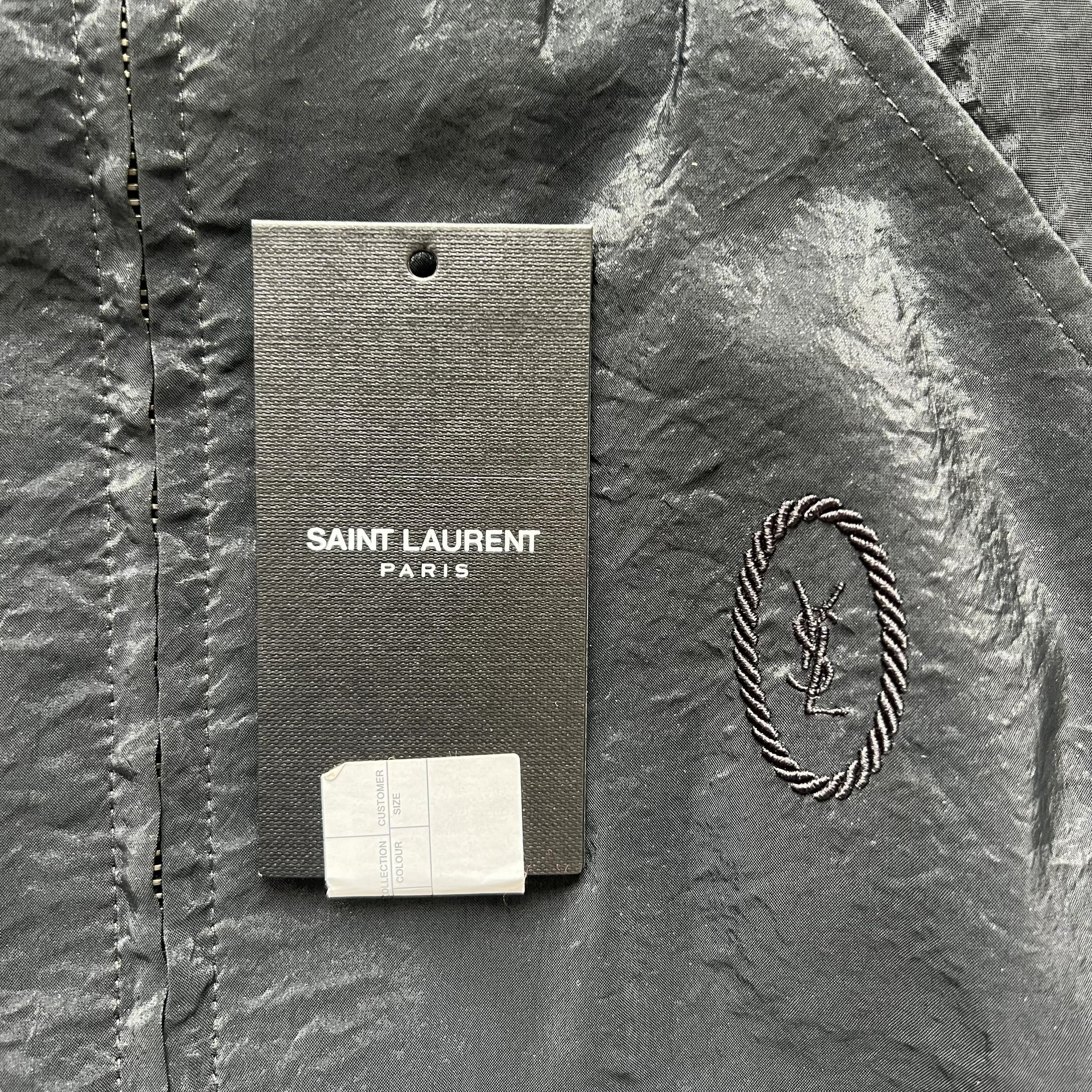 SAINT LAURENT PARIS 22SS ZIP UP BOMBER JACKET