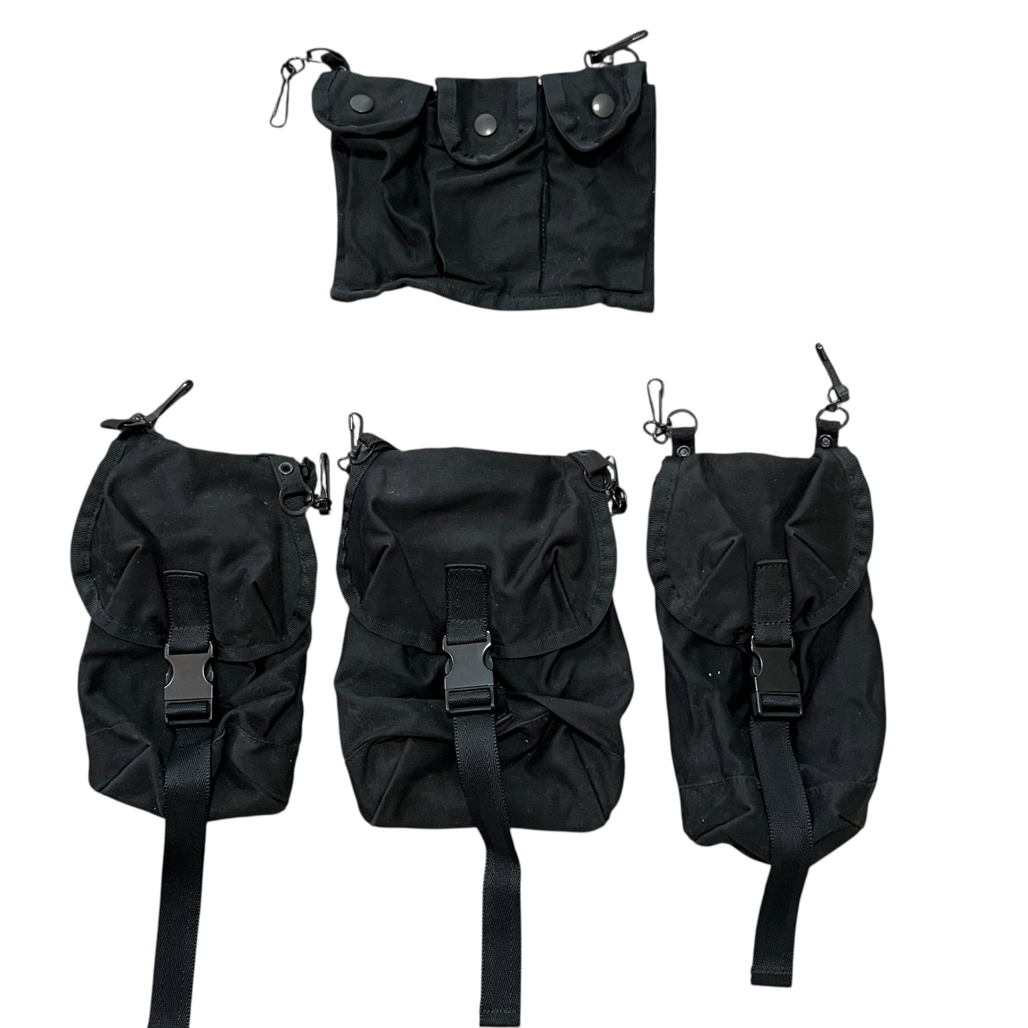 UNDERCOVER 2004AW BUT BEAUTIFUL Modular Cotton Backpack Black