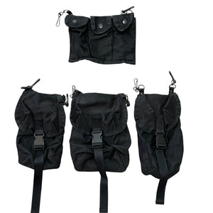 UNDERCOVER 2004AW BUT BEAUTIFUL Modular Cotton Backpack Black