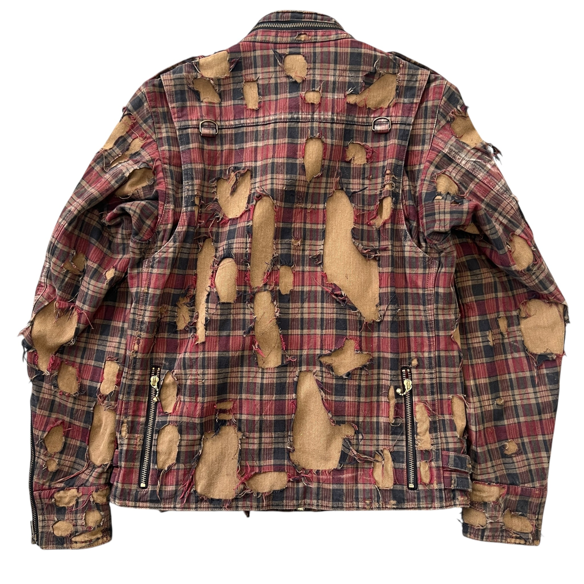 blackmeans Destroyed Zip Jacket